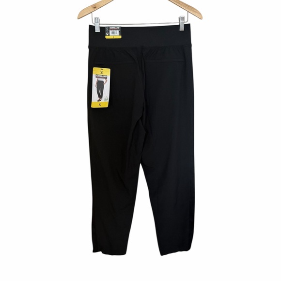 NWT🌺Kirkland Signature•Black Cropped Relaxed Fit Pants - Picture 4 of 7